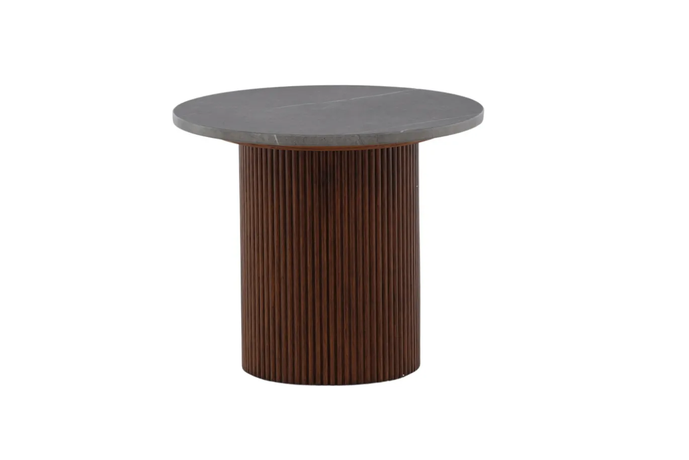 Fjôrd Bijzettafel Härön Donkergrijs Marmerlook 52cm