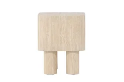 Fjôrd Bijzettafel Klirou Beige Travertinlook 40x40cm