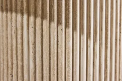 Fjôrd Bijzettafel Krille Beige Travertinlook ⌀60cm