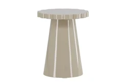 Fjôrd Bijzettafel Krull Beige ⌀45cm