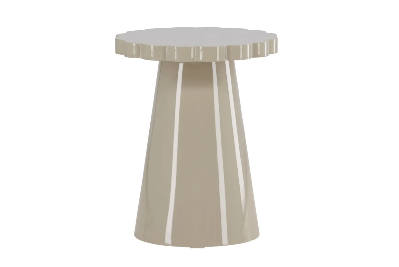 Fjôrd Bijzettafel Krull Beige ⌀45cm