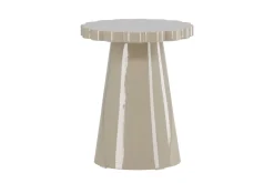 Fjôrd Bijzettafel Krull Beige ⌀45cm