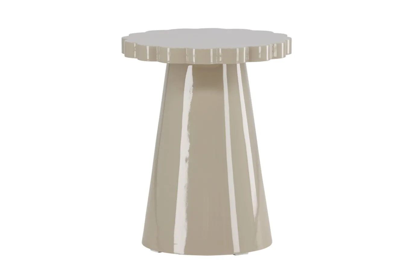 Fjôrd Bijzettafel Krull Beige ⌀45cm