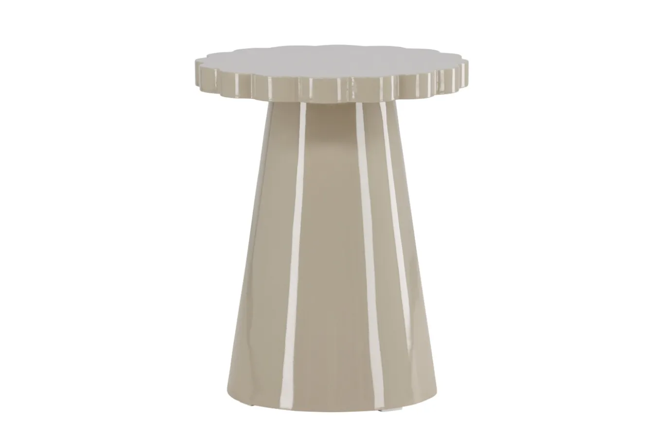 Fjôrd Bijzettafel Krull Beige ⌀45cm