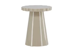 Fjôrd Bijzettafel Krull Beige ⌀45cm