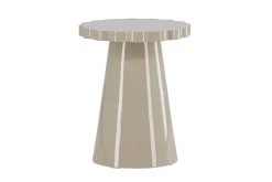 Fjôrd Bijzettafel Krull Beige ⌀45cm
