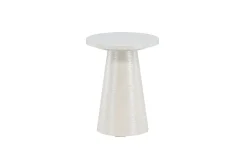 Fjôrd Bijzettafel Lanzo Glossy Wit ⌀35cm