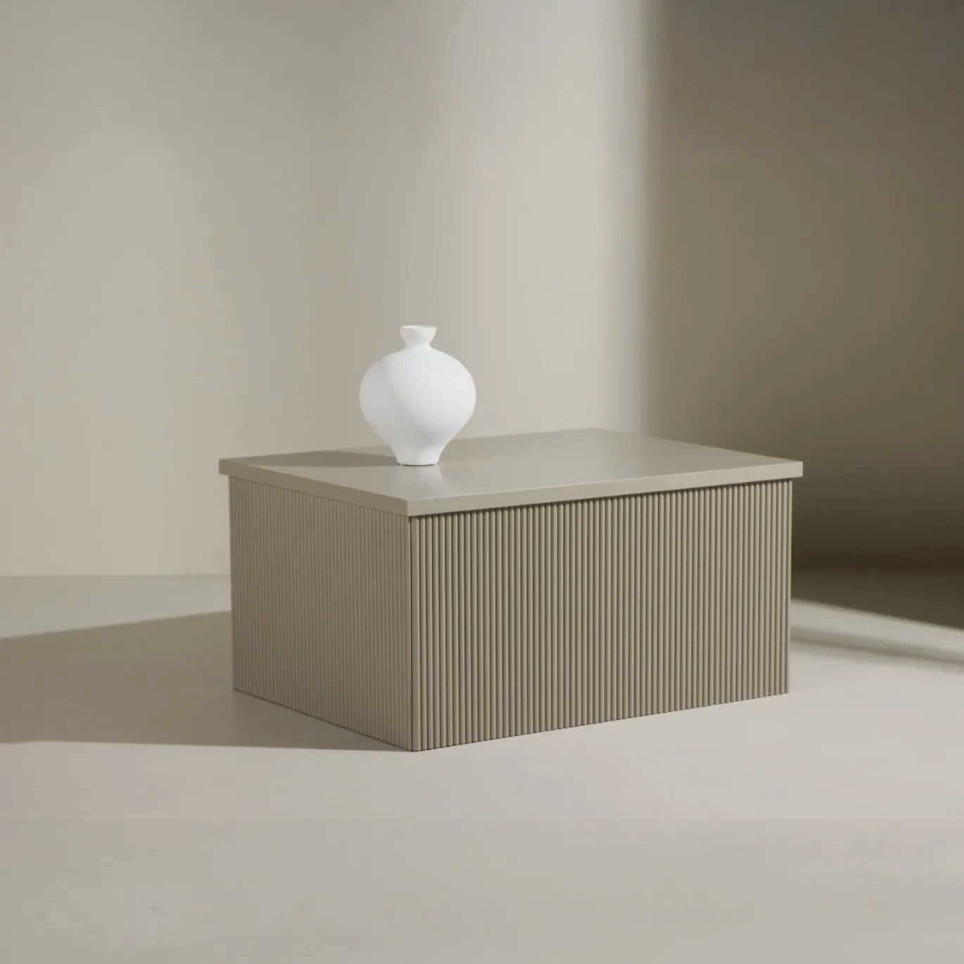 Fjôrd Bijzettafel Lenox Beige 80x60cm