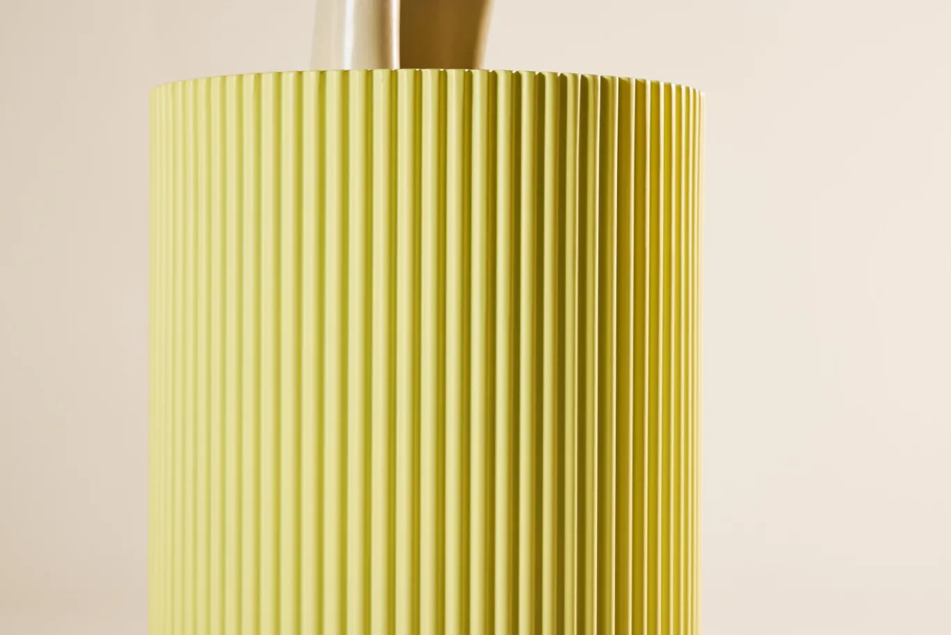Fjôrd Bijzettafel Lenox Geel ø30,5cm