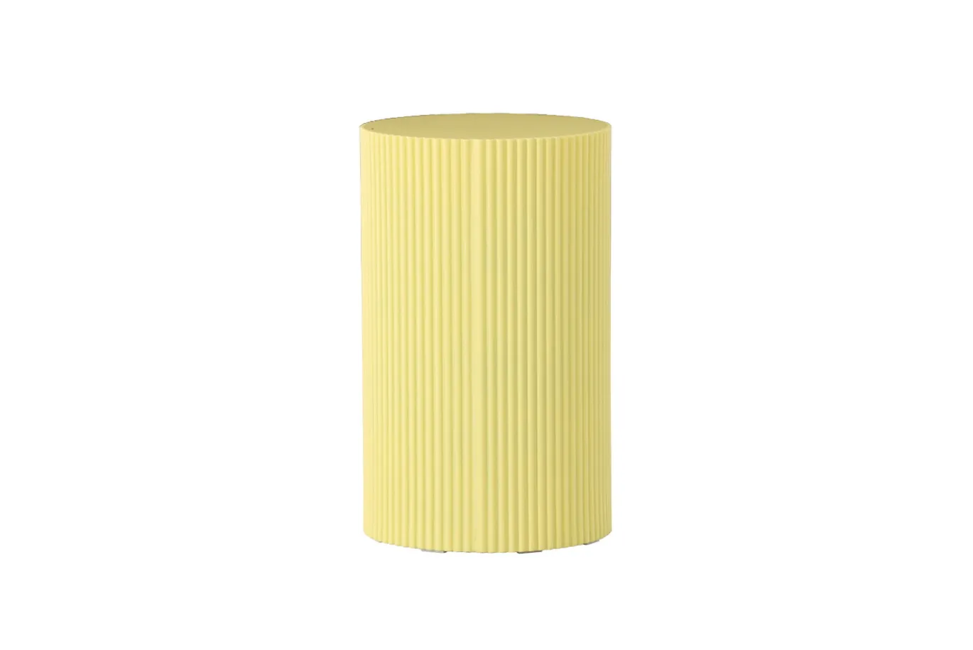 Fjôrd Bijzettafel Lenox Geel ø30,5cm