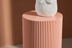 Fjôrd Bijzettafel Lenox Roze ⌀31cm