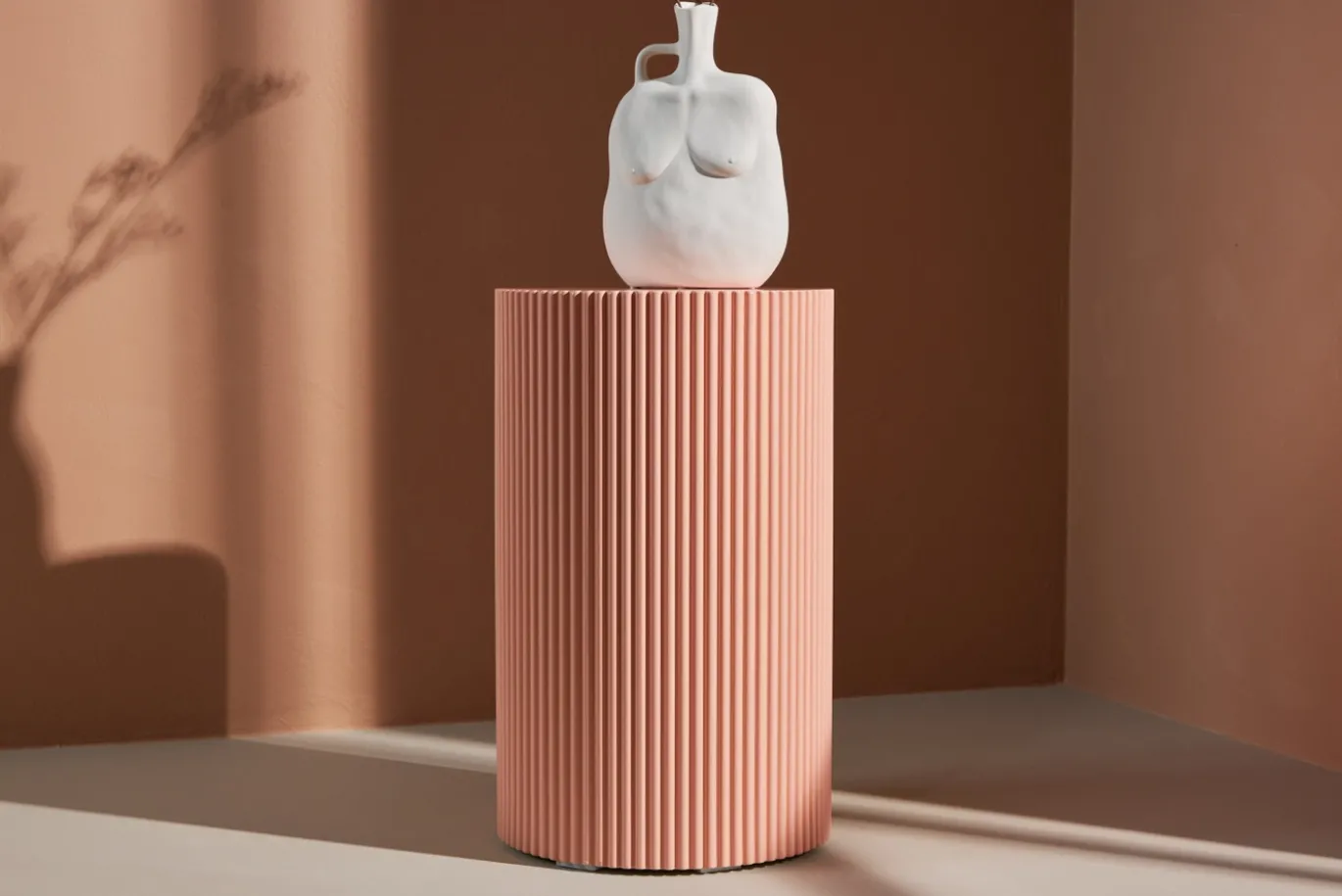 Fjôrd Bijzettafel Lenox Roze ⌀31cm
