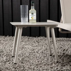 Fjôrd Bijzettafel Lina Beige 40x40cm