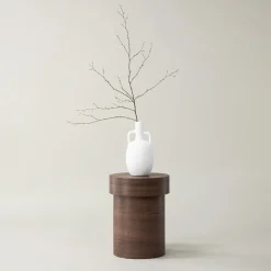 Fjôrd Bijzettafel Malung Bruin ⌀35cm