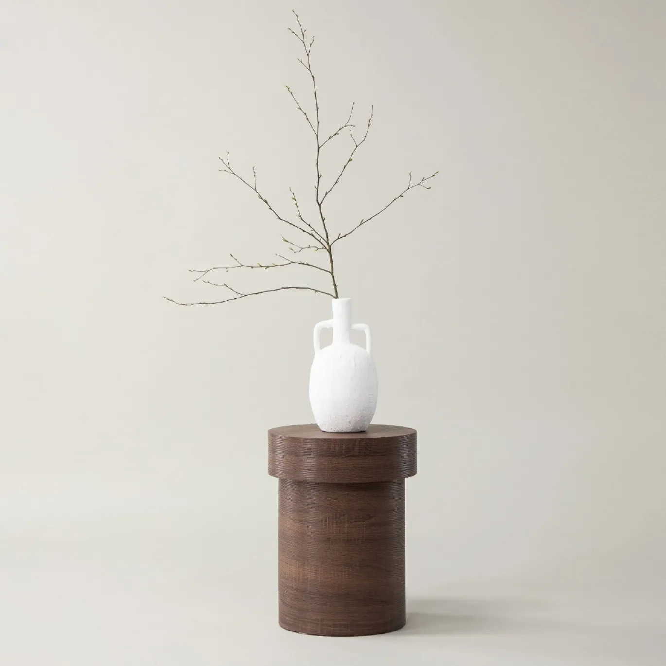 Fjôrd Bijzettafel Malung Bruin ⌀35cm
