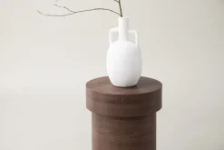 Fjôrd Bijzettafel Malung Bruin ⌀35cm