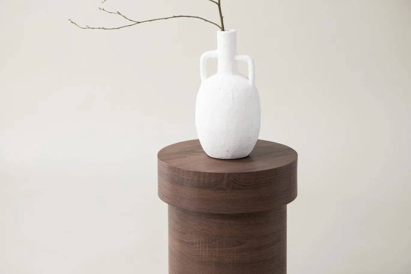 Fjôrd Bijzettafel Malung Bruin ⌀35cm