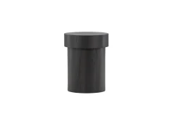 Fjôrd Bijzettafel Malung Zwart ⌀35cm