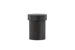 Fjôrd Bijzettafel Malung Zwart ⌀35cm