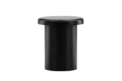 Fjôrd Bijzettafel Namsos Ø40cm Zwart MDF