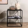 Fjôrd Bijzettafel Netz 60x55cm Zwart