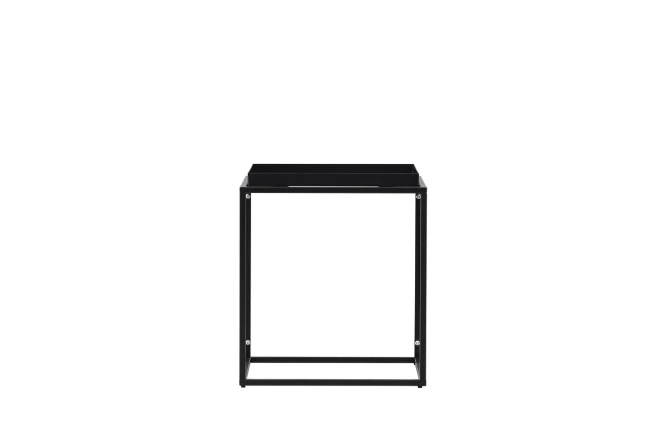 Fjôrd Bijzettafel Porto Zwart 45x45cm