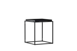 Fjôrd Bijzettafel Porto Zwart 45x45cm