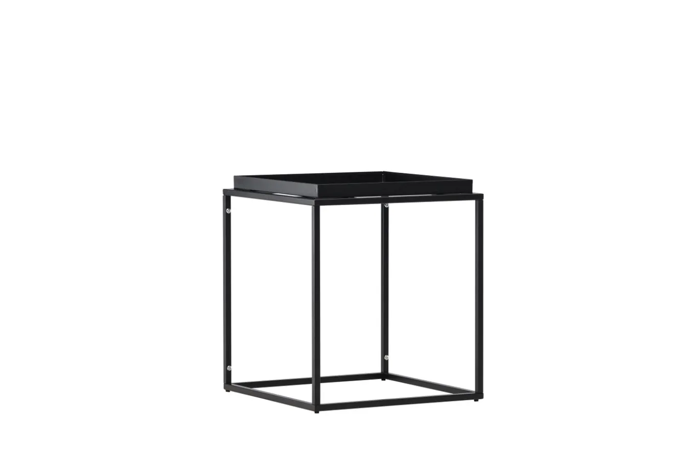Fjôrd Bijzettafel Porto Zwart 45x45cm