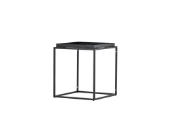 Fjôrd Bijzettafel Porto Zwart 45x45cm