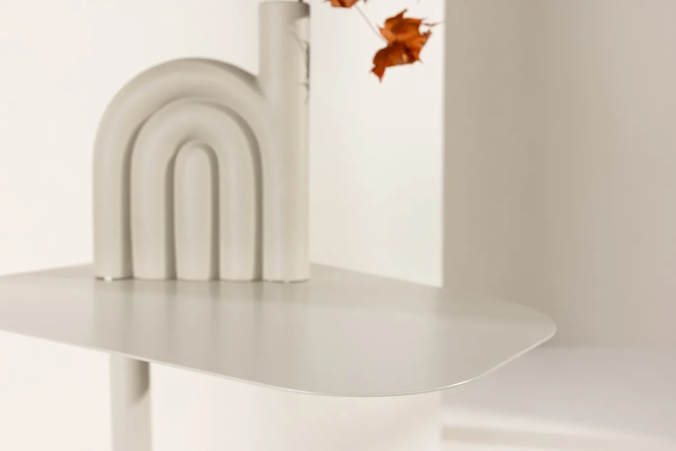 Fjôrd Bijzettafel San Jose Staal Beige