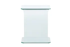 Fjôrd Bijzettafel Telemark Glas Helder 45cm