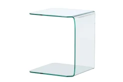 Fjôrd Bijzettafel Telemark Glas Helder 45cm
