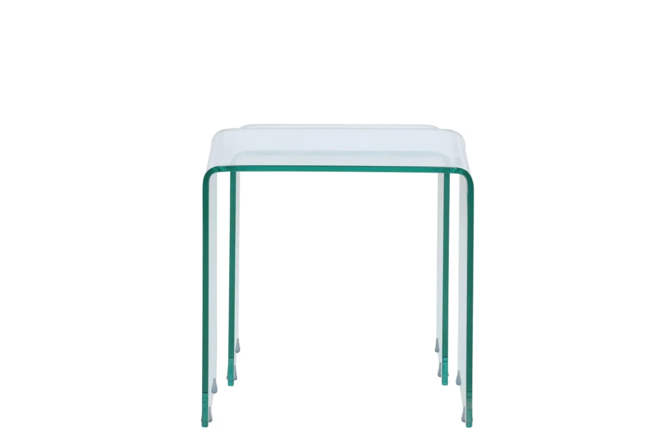 Fjôrd Bijzettafel Telemark Set van 2 Glas Helder