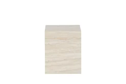 Fjôrd Bijzettafel York Beige Travertinlook 35x25cm