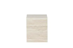 Fjôrd Bijzettafel York Beige Travertinlook 35x25cm
