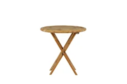 Fjôrd Bistrotafel Cane Ø80cm Rotan Naturel