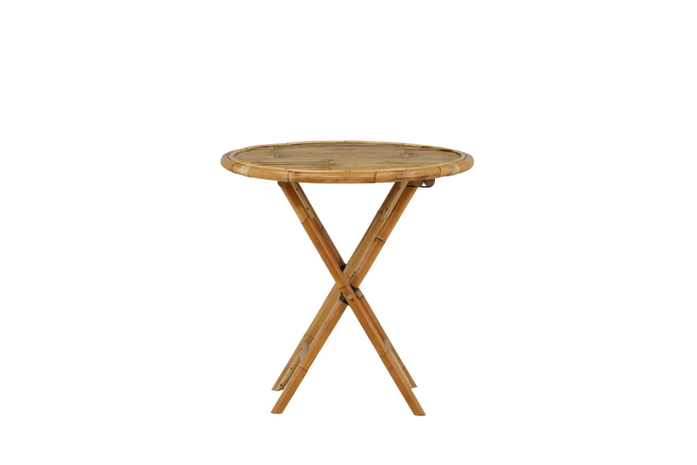 Fjôrd Bistrotafel Cane Ø80cm Rotan Naturel