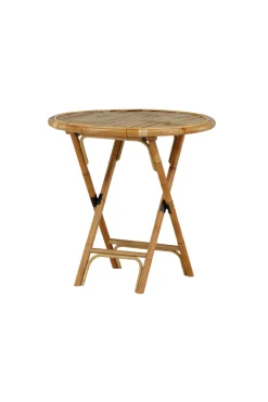 Fjôrd Bistrotafel Cane Ø80cm Rotan Naturel