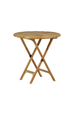 Fjôrd Bistrotafel Cane Ø80cm Rotan Naturel