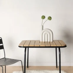 Fjôrd Bistrotafel Holmbeck Acaciahout/Metaal 70cm