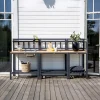 Fjôrd Buitenkeuken Module Mexico Midden Zwart Alu Teak