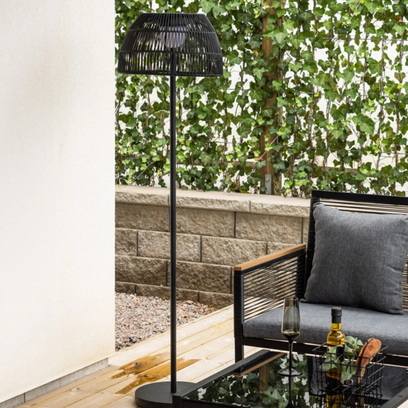 Fjôrd Buiten Vloerlamp Mabis Ø40x150cm Zwart
