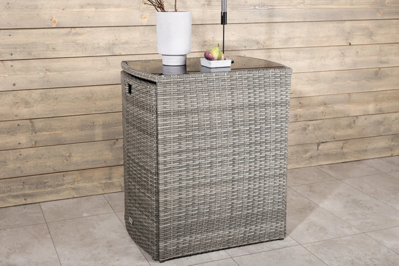 Fjôrd Caféset Savanna Grijs Wicker