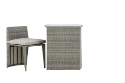 Fjôrd Caféset Savanna Grijs Wicker
