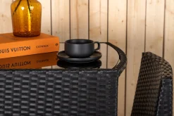 Fjôrd Caféset Savanna Zwart Wicker