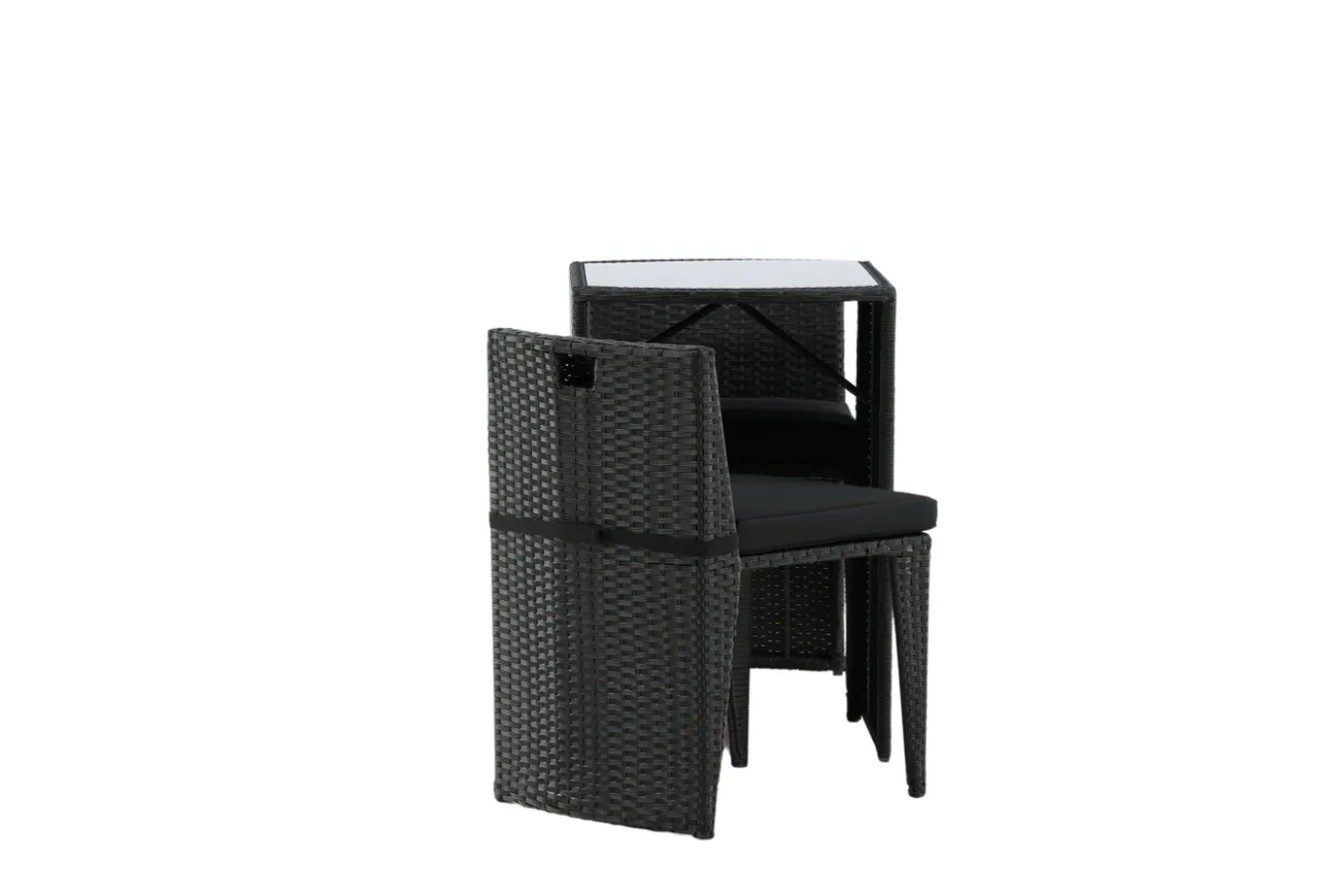 Fjôrd Caféset Savanna Zwart Wicker