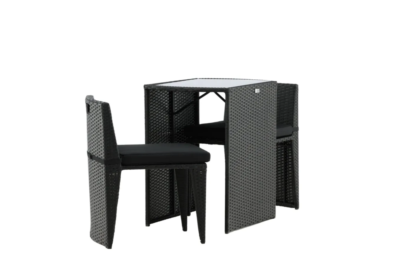 Fjôrd Caféset Savanna Zwart Wicker
