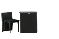 Fjôrd Caféset Savanna Zwart Wicker