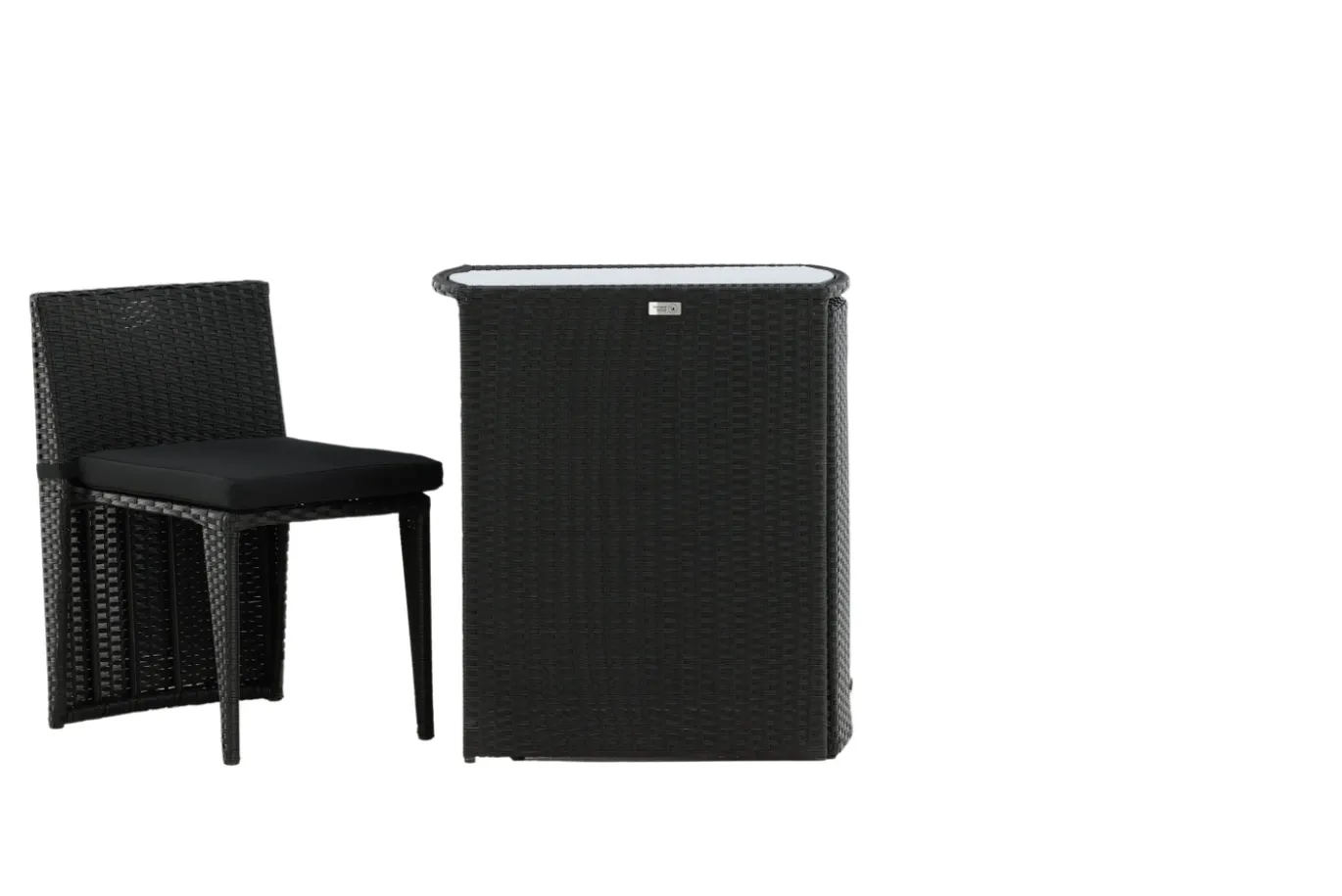 Fjôrd Caféset Savanna Zwart Wicker