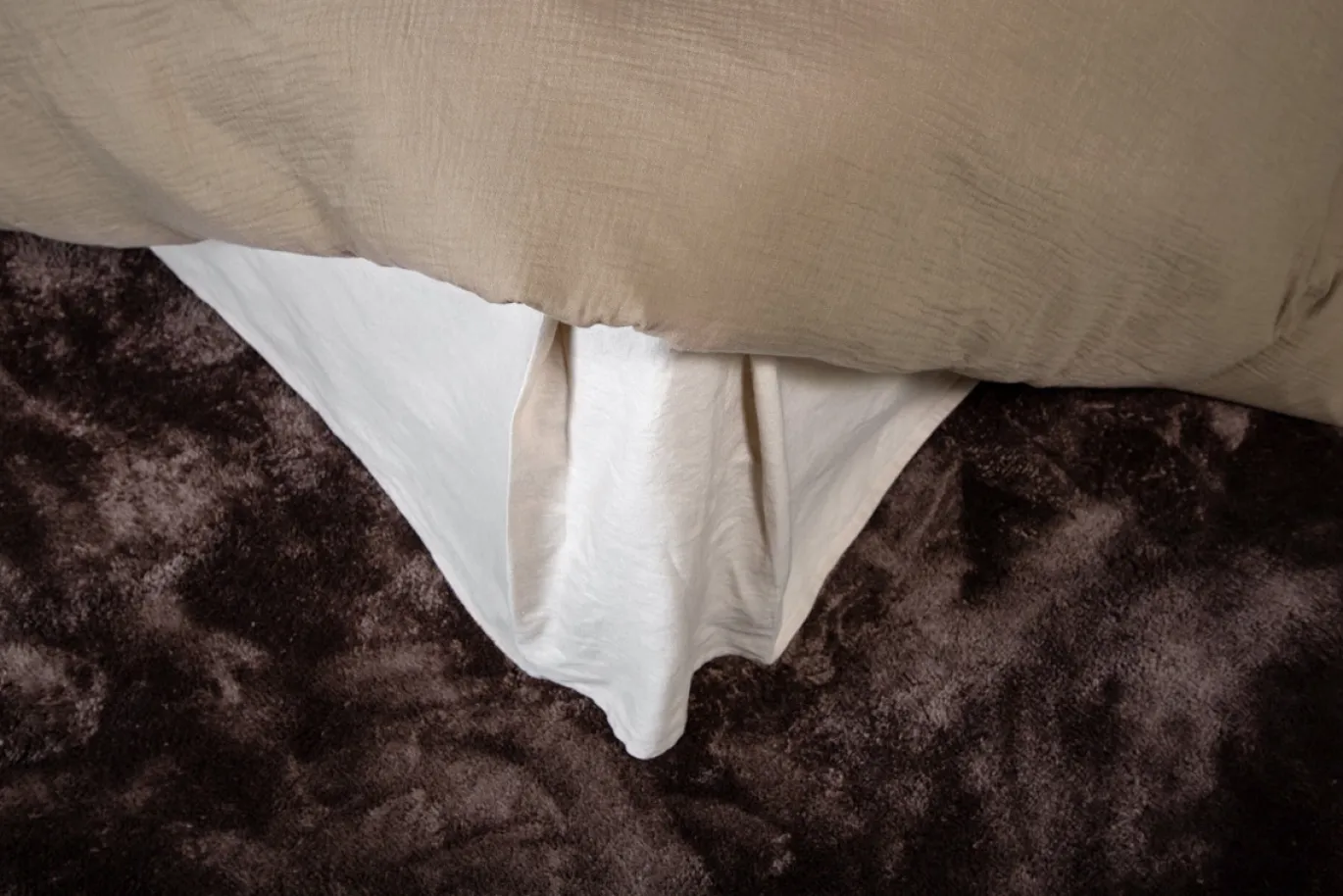 Fjôrd Dekbedovertrek Mila Set Katoen Gauze Bruin 240x220cm